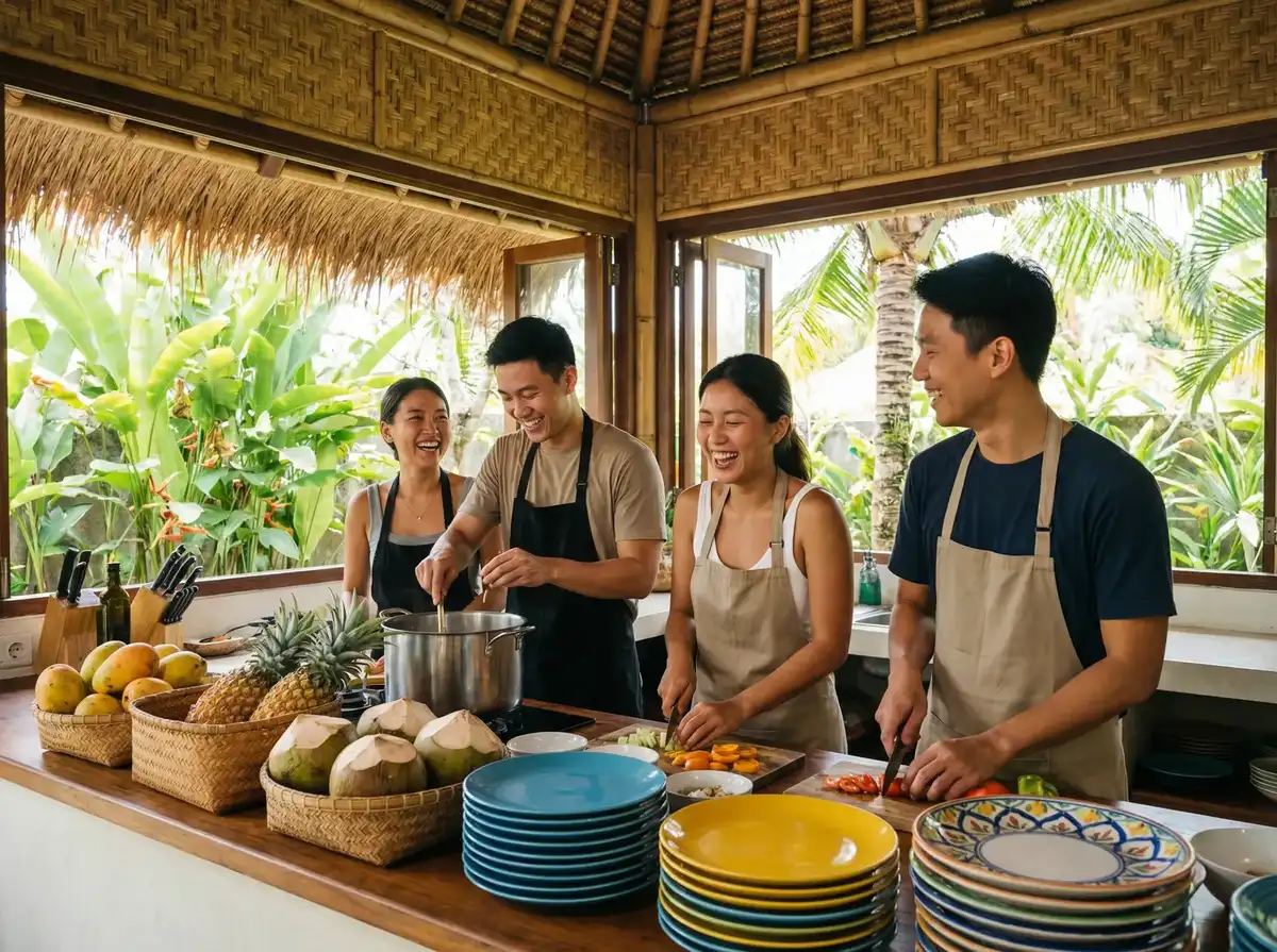 爱情岛-爱情岛官网|热帖推荐|互动社区|精华帖子 嘉宾们在热带厨房一起做饭